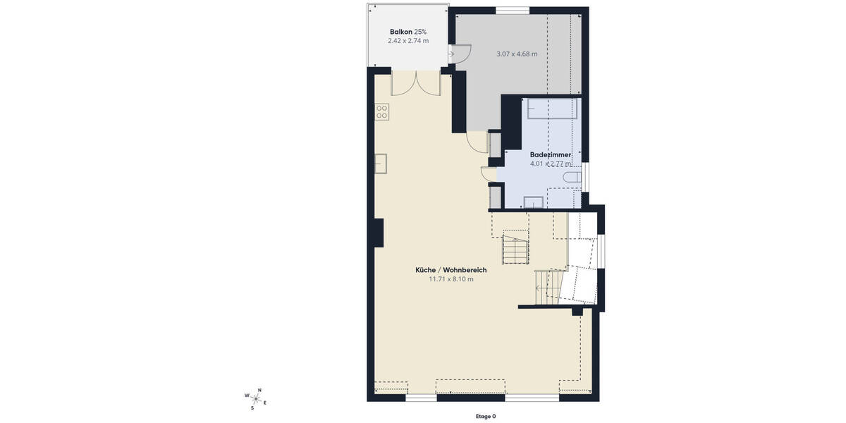 Etagenwohnung Frankfurt am Main / Gutleutviertel Gallus - 3 Zimmer, 126 m&sup2;, 799.000&euro; | Angebot:26359345
