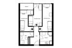 Etagenwohnung Frankfurt am Main Eschersheim - 1 Zimmer, 25 m&sup2;, 560&euro; | Angebot:26305584