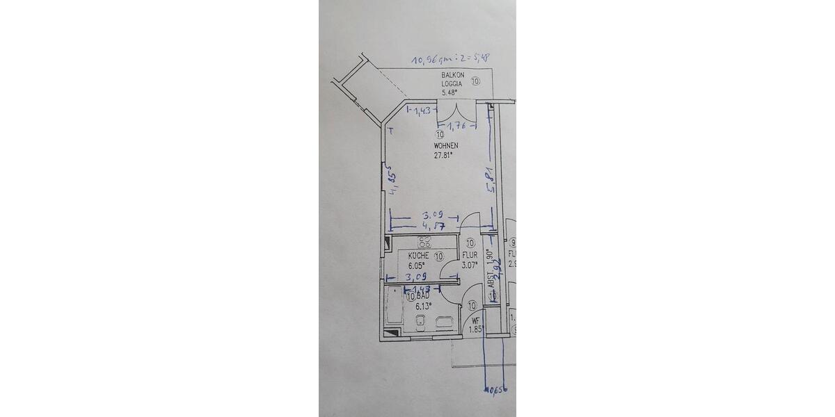 Etagenwohnung Hattersheim am Main - 1 Zimmer, 50 m&sup2;, 985&euro; | Angebot:25636432
