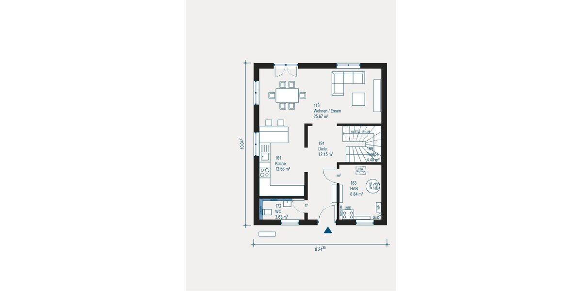 Individuelle DHH mit Terrasse in Mühlheim am Main - Malerfertig inkl Grundstück - Doppelhaushälfte Mühlheim am Main Markwald | Angebot:27377423