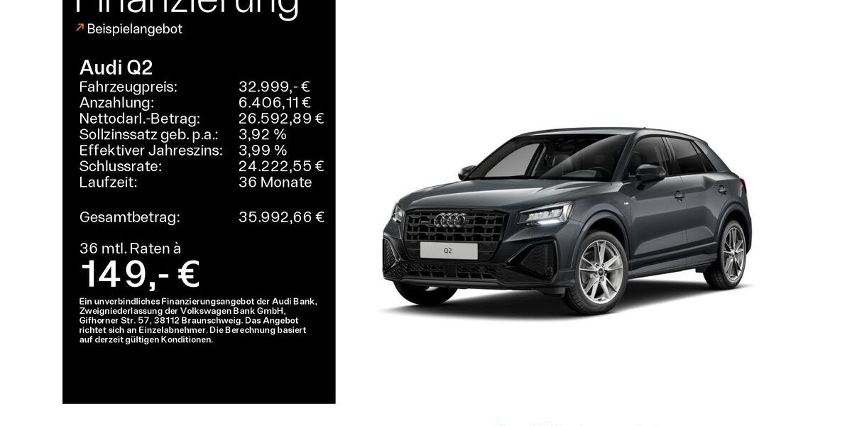 Audi Q2 20.300 km 32.499 &euro; Mühlheim 63165