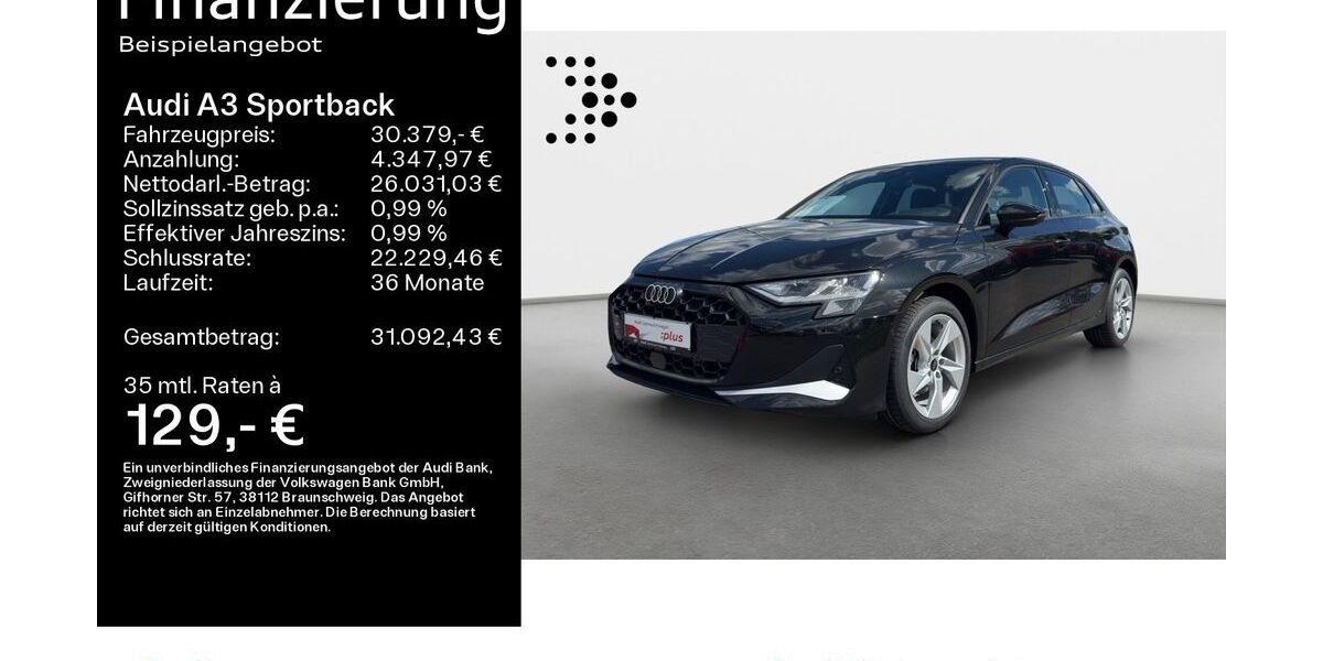 Audi A3 15.500 km 29.449 &euro; Hanau 63452