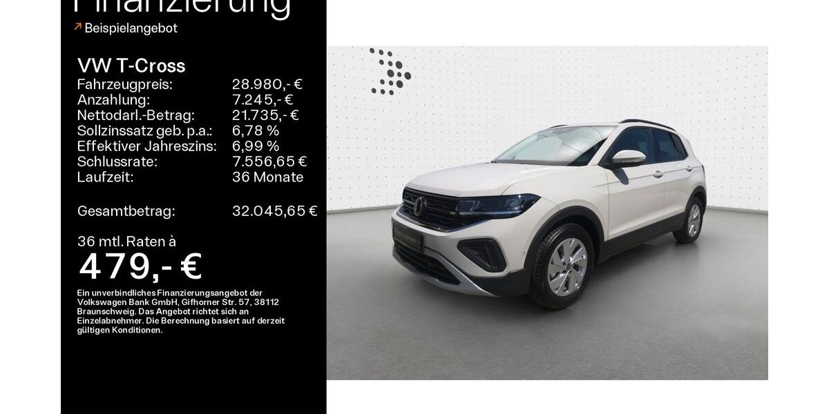 VW T-Cross 5.500 km 28.980 &euro; Eschborn 65760