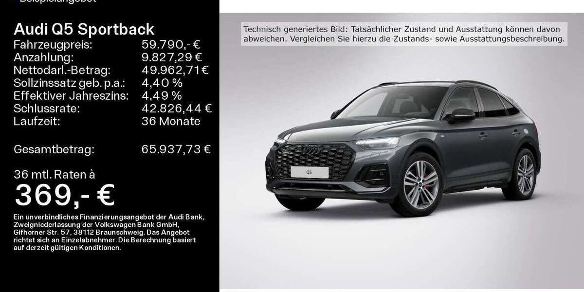 Audi Q5 13.477 km 59.790 € Hofheim 65719