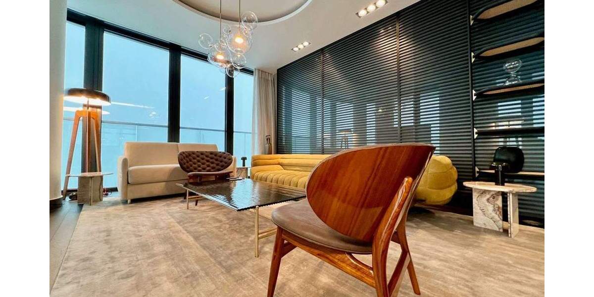 Ganz oben wohnen: Exklusive Designwohnung im 44. Stock des Grand Towers - Erstbezug! 2 zimmer