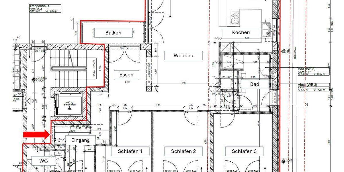 Etagenwohnung Friedrichsdorf - 4 Zimmer, 110 m&sup2;, 629.000&euro; | Angebot:26885010