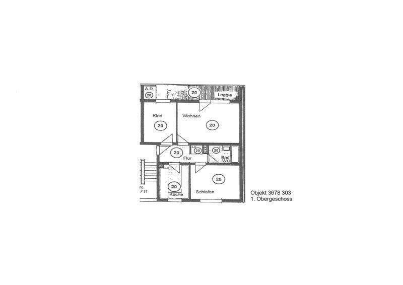 Charmante, helle 3-Zimmer-ETW mit Loggia in ruhiger Lage auf dem Heilsberg 3 zimmer