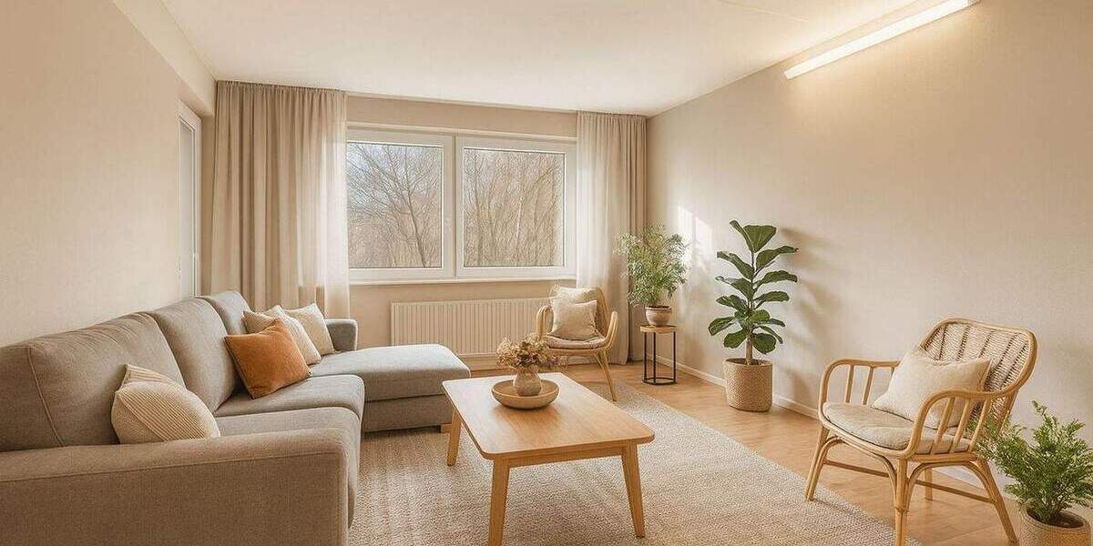 Gut geschnittene 4-Zimmer-Wohnung mit Blick ins Grüne 4 zimmer