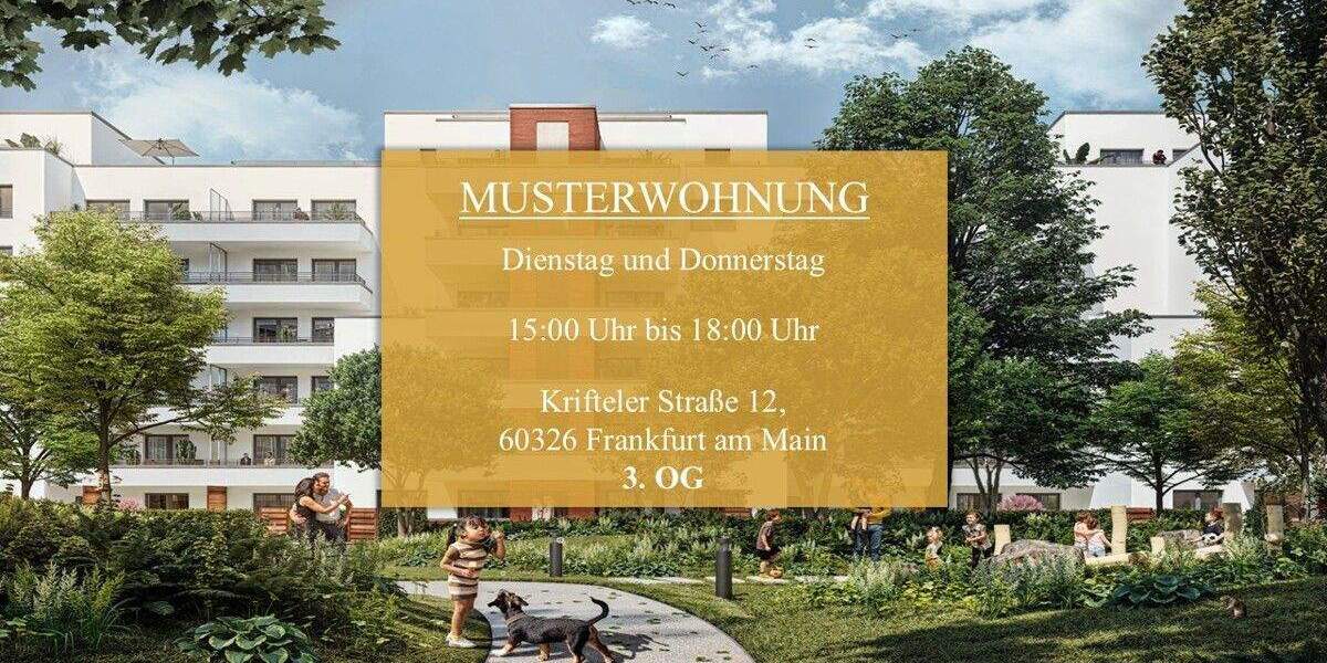 Etagenwohnung Frankfurt am Main Gallus - 2 Zimmer, 42 m&sup2;, 354.900&euro; | Angebot:25822347