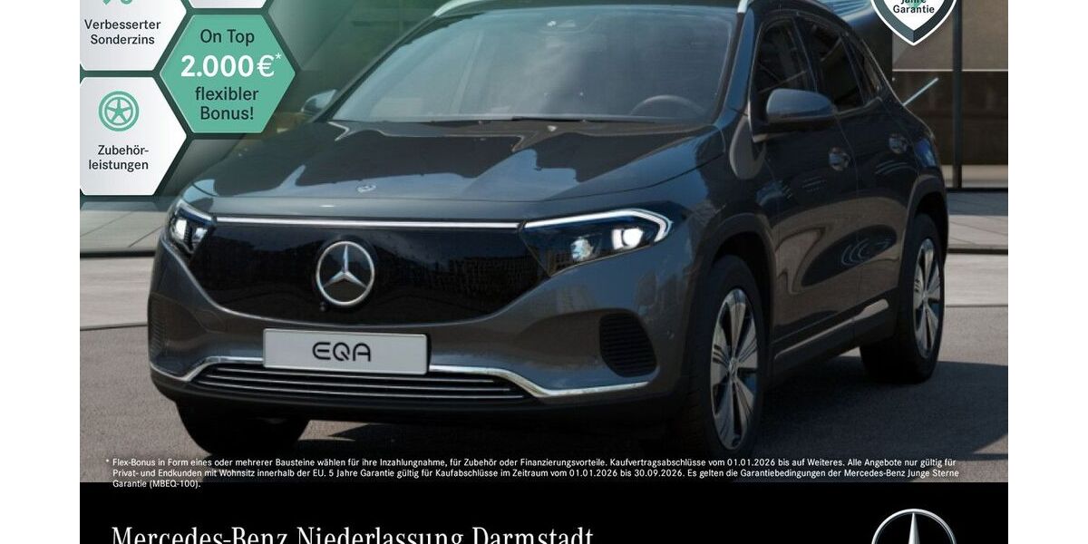 Mercedes-Benz EQA 19.964 km 38.990 &euro; Darmstadt 64295