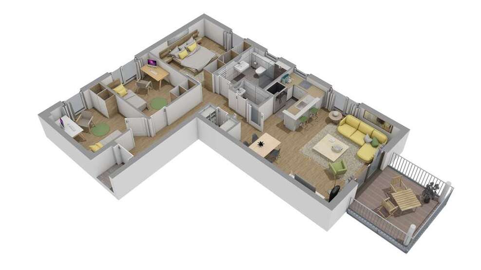 Wohnung zum Mieten in Offenbach am Main 1.392 € 87.1 m²