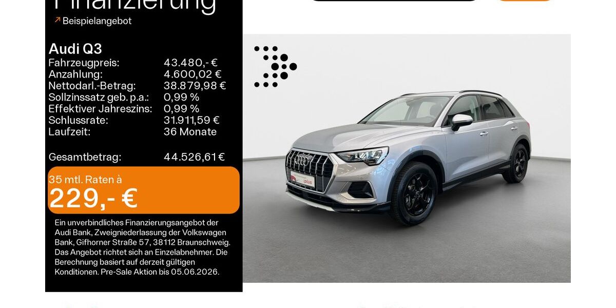 Audi Q3 11.348 km 42.999 &euro; Hofheim 65719