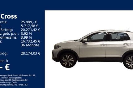 VW T-Cross 5.650 km 25.989 € Offenbach am Main 63071