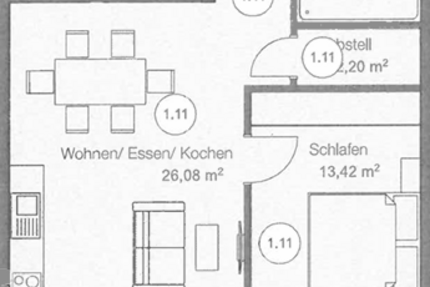 Wohnung Frankfurt Am Main Unterliederbach - 2 Zimmer, 58 m&sup2;, 379.000&euro; | Angebot:27303258