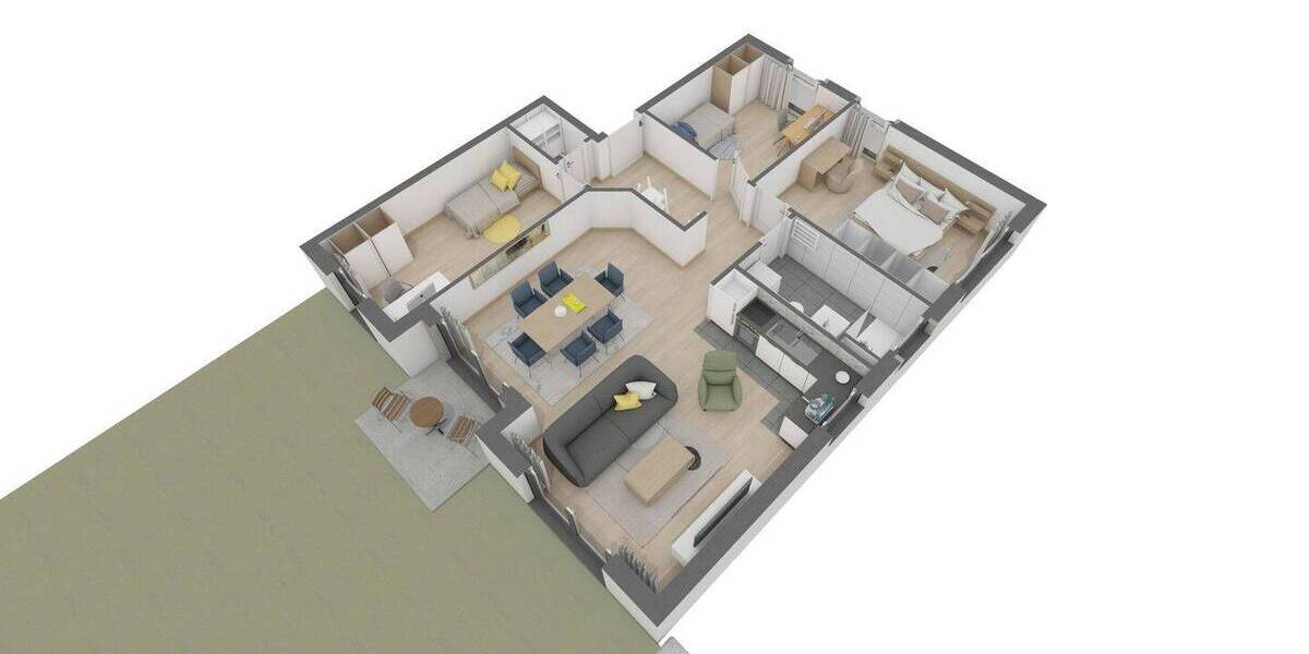 Etagenwohnung Offenbach am Main Bürgel - 4 Zimmer, 89 m&sup2;, 491.890&euro; | Angebot:26908458