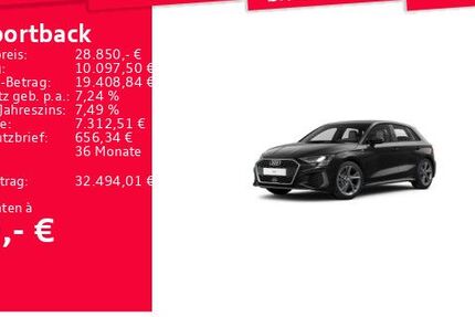 Audi A3 14.666 km 28.850 &euro; Frankfurt am Main 60314