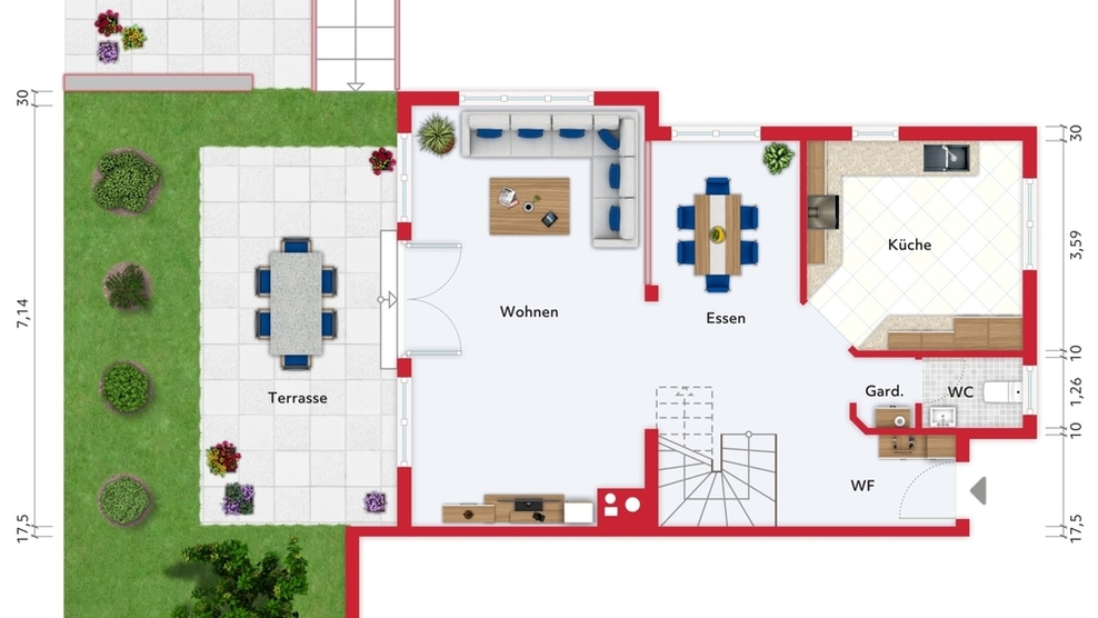 moderne DHH mit ELW im 