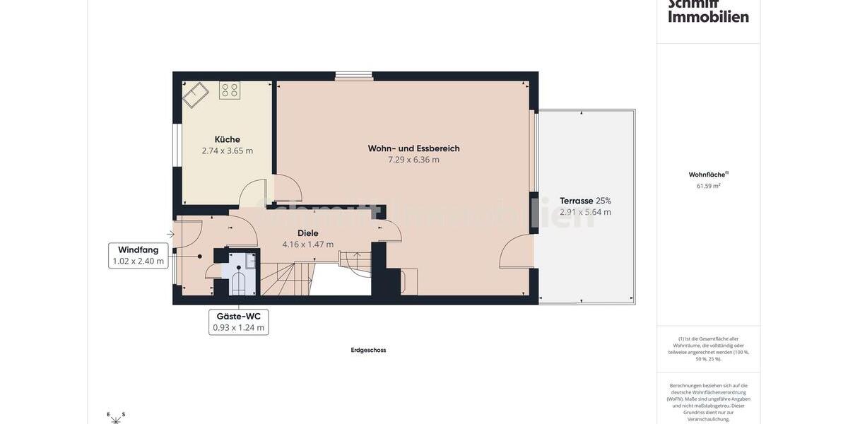 Doppelhaushälfte Oberursel (Taunus) - 6 Zimmer, 152 m&sup2;, 1.990&euro; | Angebot:26631324