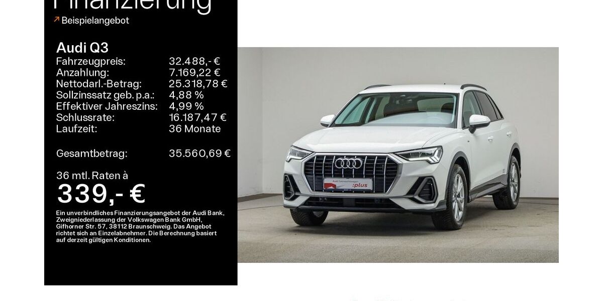 Audi Q3 55.000 km 32.488 &euro; Mühlheim 63165