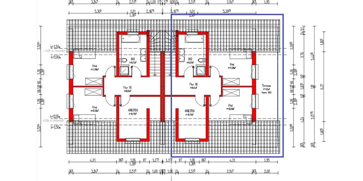 Etagenwohnung Nauheim - 5 Zimmer, 140 m&sup2;, 1.650&euro; | Angebot:25536017
