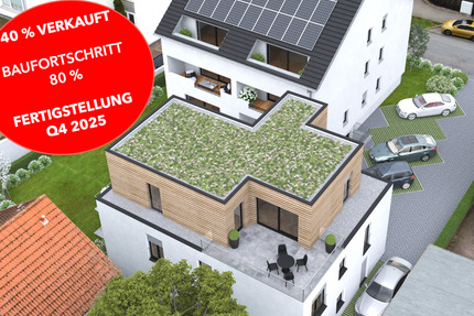 NEUBAU-ERSTBEZUG: Top moderne 3-Zimmerwohnung mit eigenem Garten und Terrasse - KfW-Effizienzhaus-40 3 zimmer