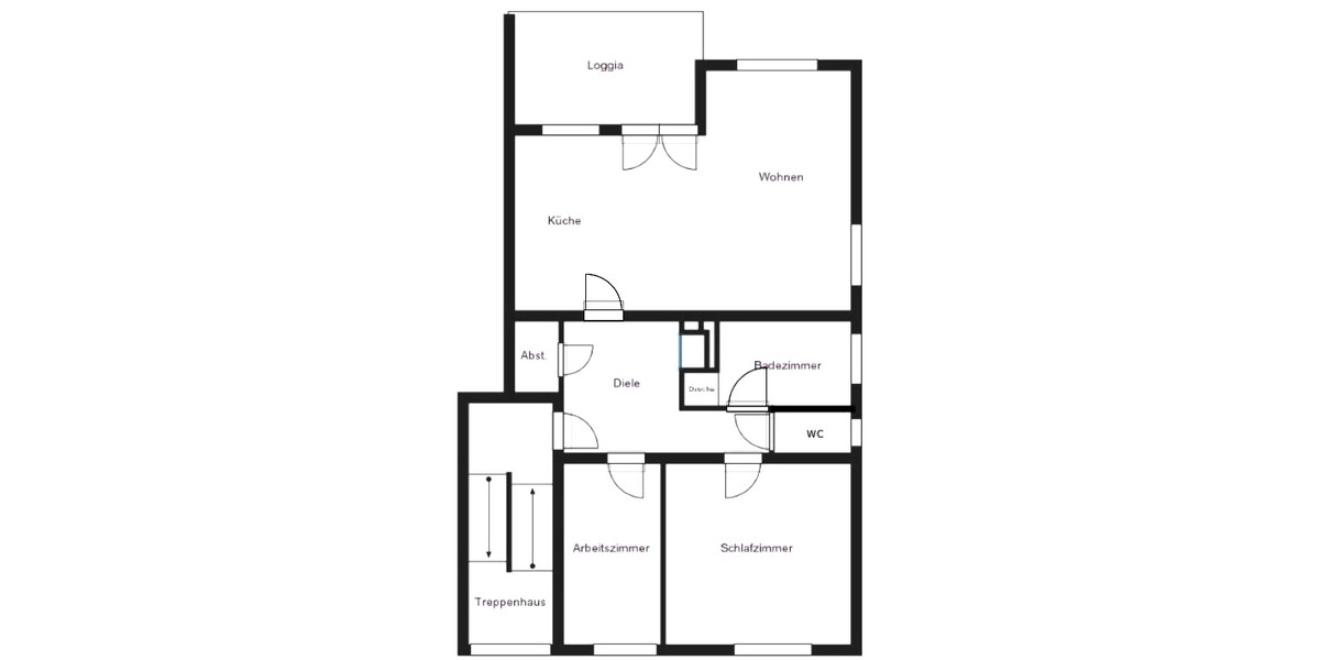 Großzügig geschnittene 3-Zimmer-Wohnung in guter und ruhiger Wohnlage von Offenbach. - Etagenwohnung Offenbach Bieberer Berg | Angebot:27133823