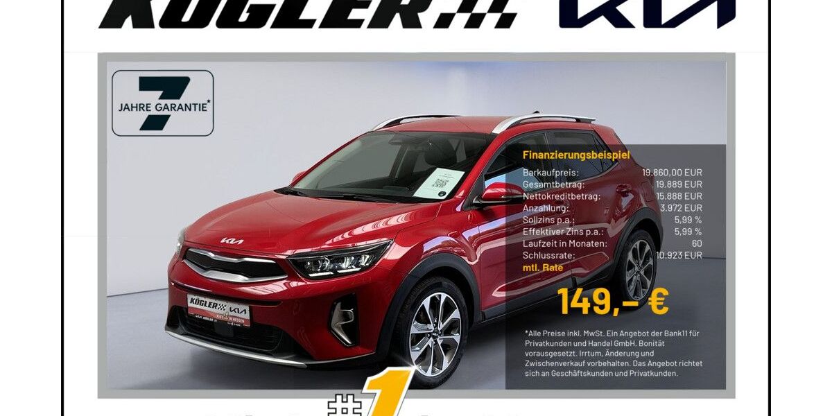 Kia Stonic 35.220 km 19.860 &euro; Rosbach | Frankfurt Nord 61191