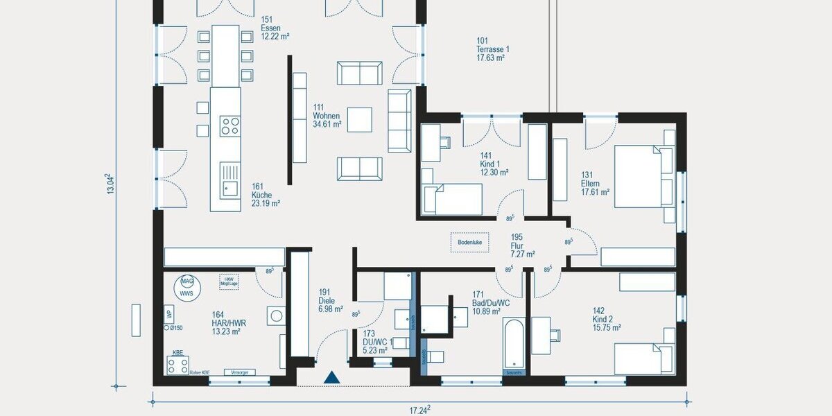 Ihr ebenerdiges Wohnkonzept in Florstadt - Bungalow mit Komfort - Bungalow Florstadt | Angebot:27346880