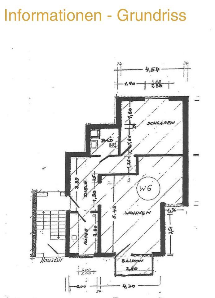 2,5-Zimmer-Wohnung mit Balkon, zimmer