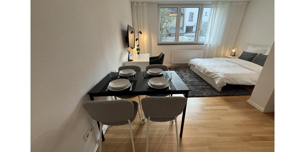 Helle, voll möblierte 1-Zimmer-Wohnung mit Top-Anbindung in Frankfurt-Niederrad 1 zimmer