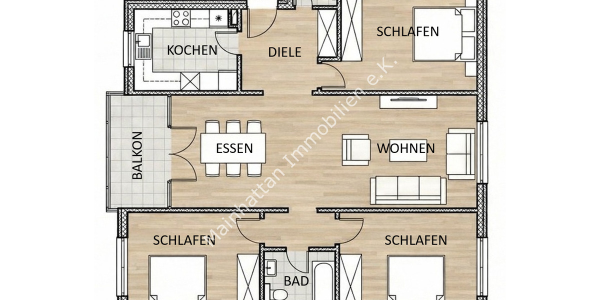 Modernisierte 4 Zimmerwohnung - Wohnqualität die man spürt... 4 zimmer