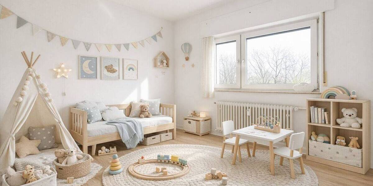 Etagenwohnung Frankfurt am Main Niederursel - 3 Zimmer, 91 m&sup2;, 380.000&euro; | Angebot:25996038