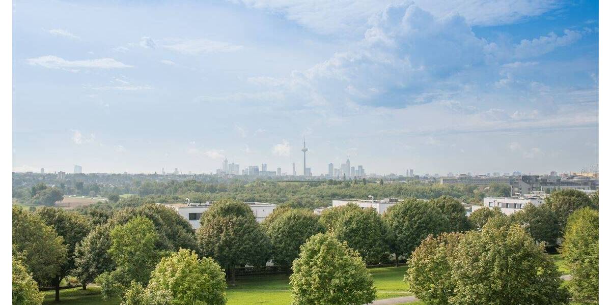 Moderne 3-Zimmerwohnung mit Panorama Skylineblick, EBK, Kellerabteil und TG-Platz! 3 zimmer