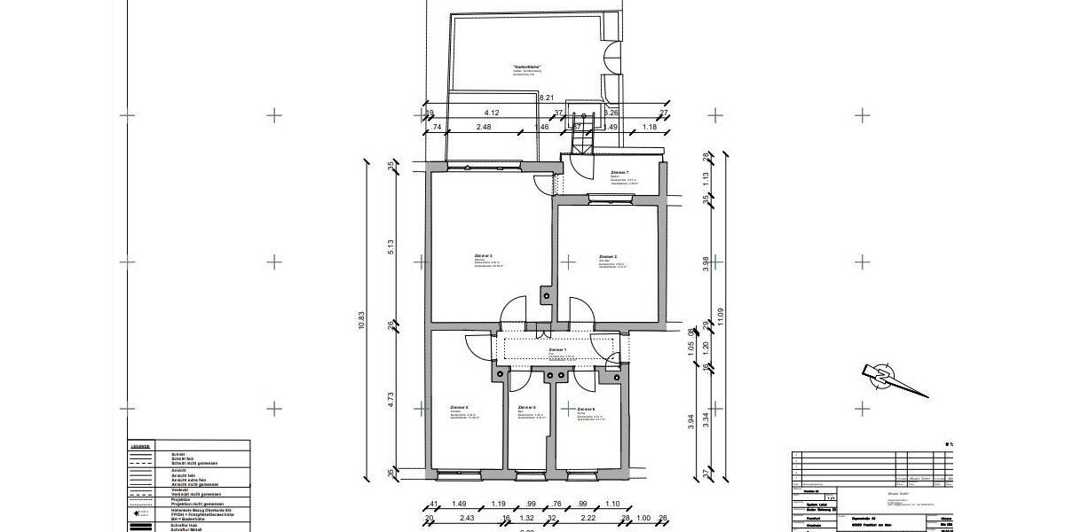 Erdgeschoßwohnung Frankfurt am Main West - 3 Zimmer, 64 m&sup2;, 319.000&euro; | Angebot:27103218