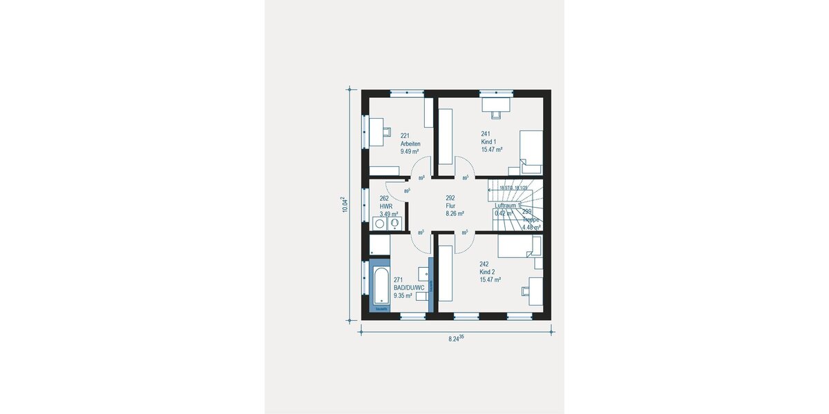 Individuelle DHH mit Terrasse und Keller in Mühlheim am Main - Malerfertig inkl. Grundstück - Doppelhaushälfte Mühlheim am Main Markwald | Angebot:27377424