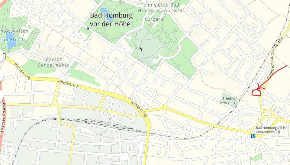 Sonniges möbliertes 1-Zimmer Studio mit Blick über HG Gonzenheim 1 zimmer