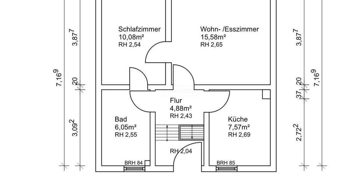 Doppelhaushälfte Roßdorf - 4 Zimmer, 84 m&sup2;, 199.000&euro; | Angebot:24113852