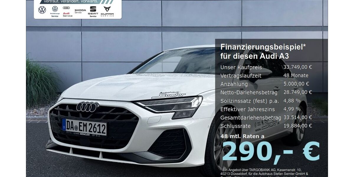 Audi A3 8.000 km 33.749 &euro; Griesheim 64347