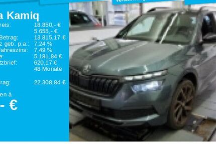 Skoda Kamiq 48.505 km 18.850 € Frankfurt 60326