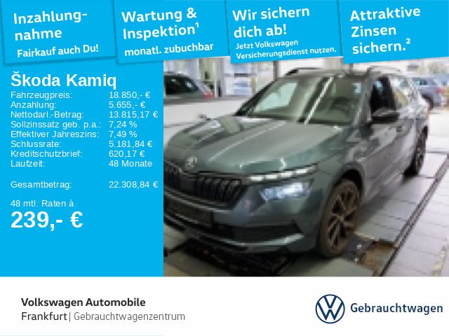 Skoda Kamiq 48.505 km 18.850 &euro; Frankfurt 60326