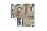 Etagenwohnung Frankfurt Höchst - 4 Zimmer, 82 m&sup2;, 350.000&euro; | Angebot:26217456