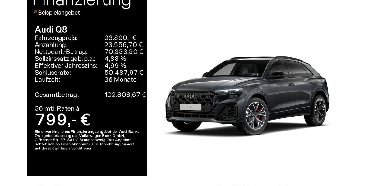 Audi Q8 27.000 km 92.980 &euro; Hofheim 65719