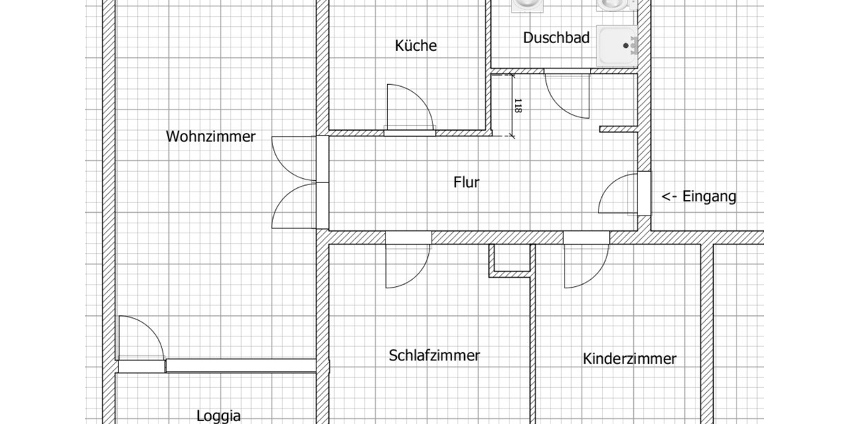 Etagenwohnung Flörsheim am Main - 3 Zimmer, 83 m&sup2;, 1.250&euro; | Angebot:25382269