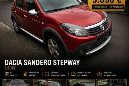Dacia Sandero 106.200 km 3.890 &euro; Hanau 63452