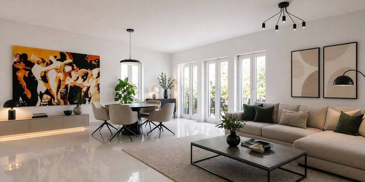 Etagenwohnung Frankfurt am Main Gutleutviertel - 3 Zimmer, 133 m&sup2;, 1.200.000&euro; | Angebot:26289747