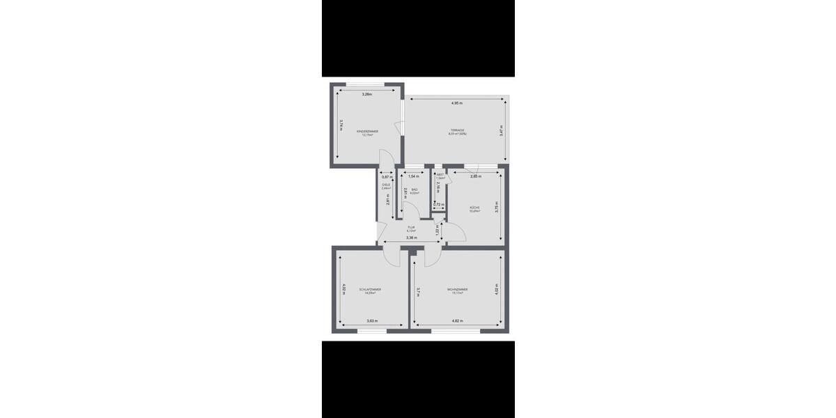 Erdgeschoßwohnung Hattersheim am Main - 3 Zimmer, 77 m&sup2;, 312.000&euro; | Angebot:26798550