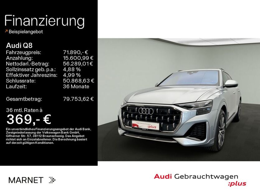 Audi Q8 28.515 km 70.390 € Bad Nauheim 61231