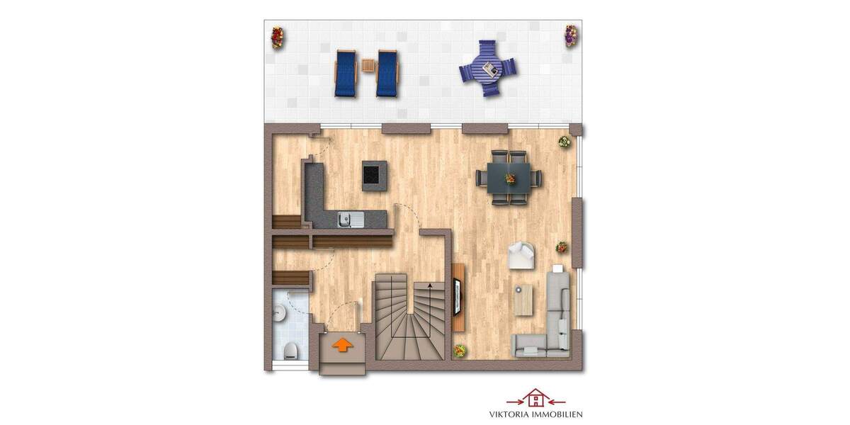 Doppelhaushälfte Kronberg im Taunus Oberhöchstadt - 5 Zimmer, 187 m&sup2;, 1.020.000&euro; | Angebot:25686325