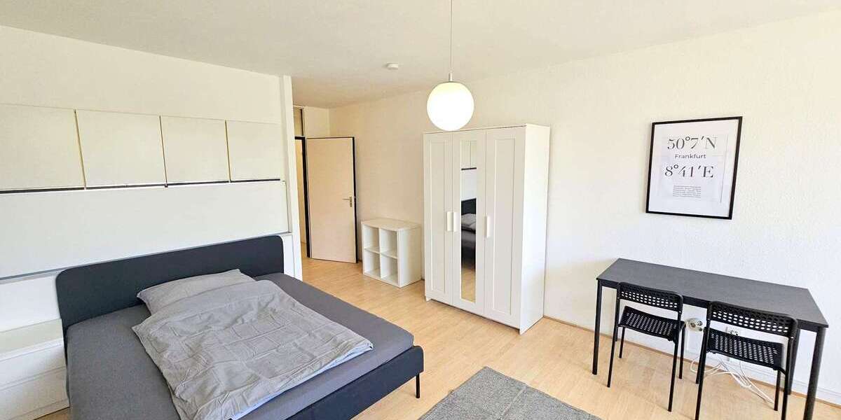 Etagenwohnung Frankfurt Nied - 1 Zimmer, 32 m&sup2;, 1.050&euro; | Angebot:26441541