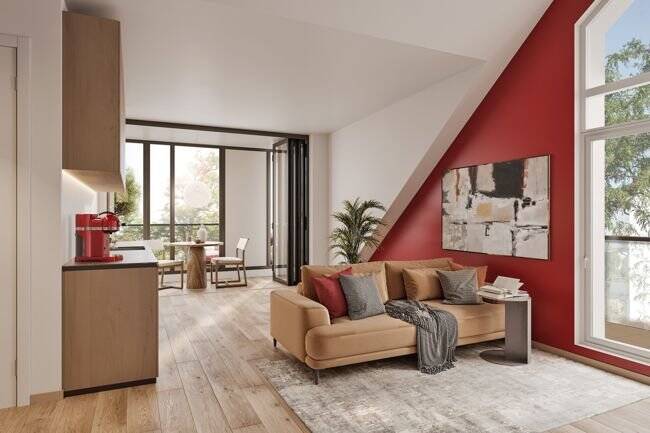 Etagenwohnung Frankfurt am Main Oberrad - 3 Zimmer, 79 m&sup2;, 649.800&euro; | Angebot:23884181